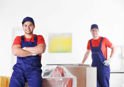 Office removals team planning a business move in Hounslow