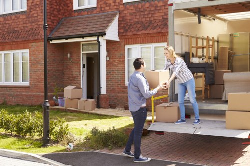 Local removals team preparing a move in Hounslow