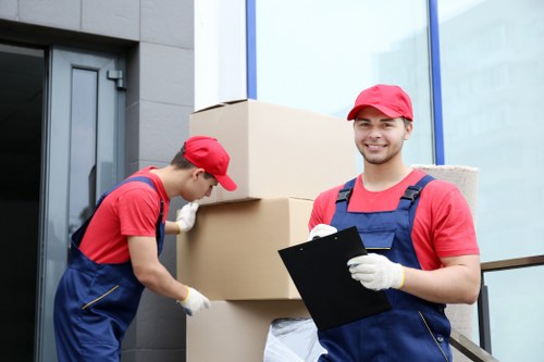 Local removals team preparing a move in Hounslow