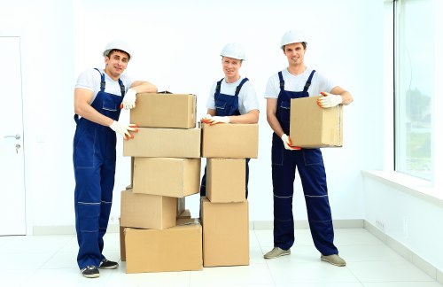 Mobile self storage collection service for a Hounslow home