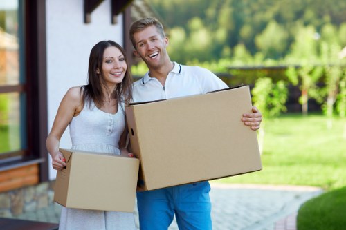 A local removals team handling a flat relocation in Hounslow