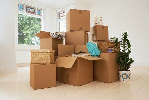 Measured storage space showing cubic-yard pricing example